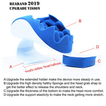 Load image into Gallery viewer, REARAND Cervical Pillow Neck and Shoulder Pain Relief Massage Traction Device Relaxer Support Neck Relief Device Neck and Shoulder Relaxer（Gift Pack）
